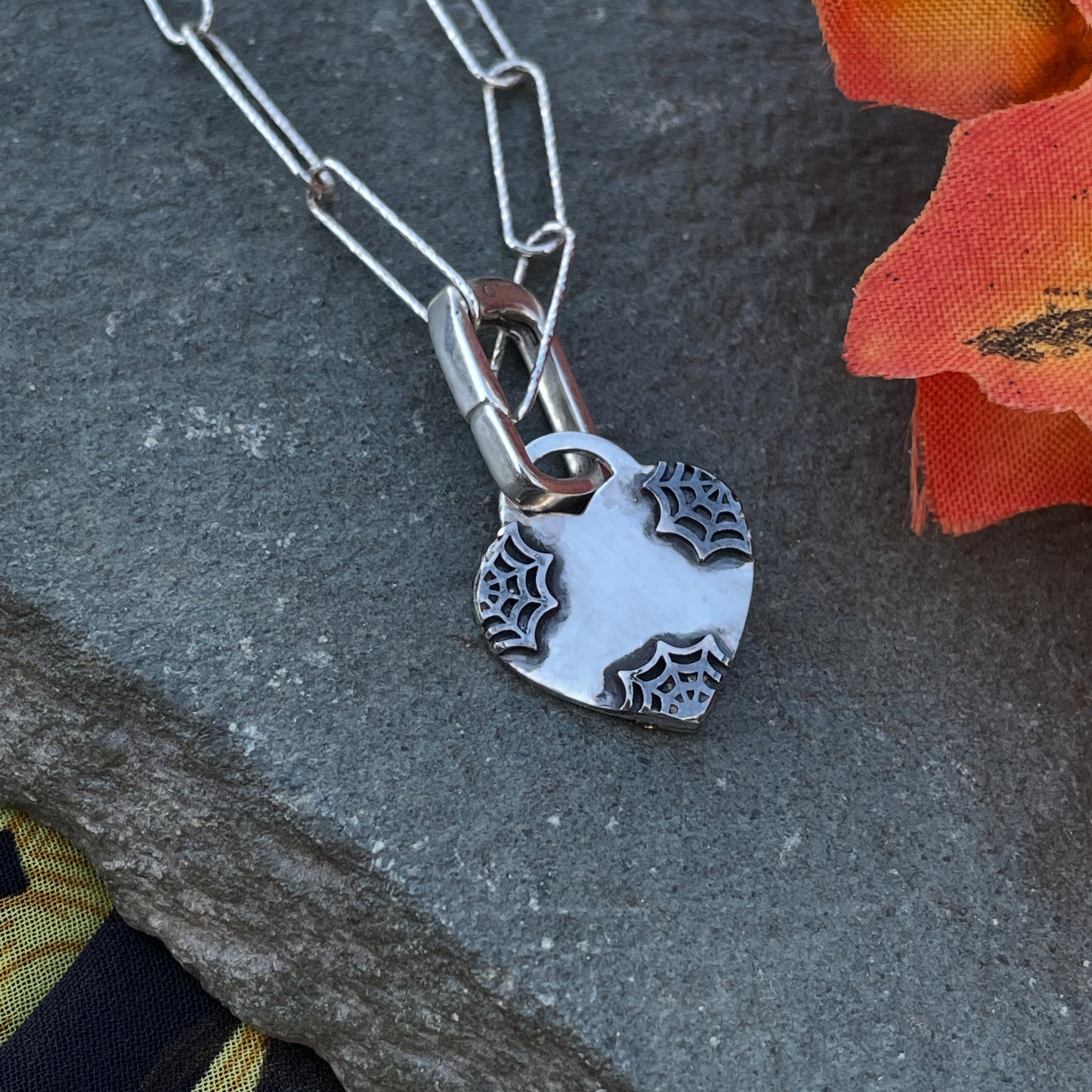 Cobweb pendant