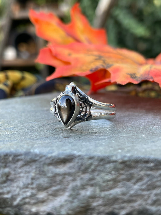 Black star sapphire potion bottle