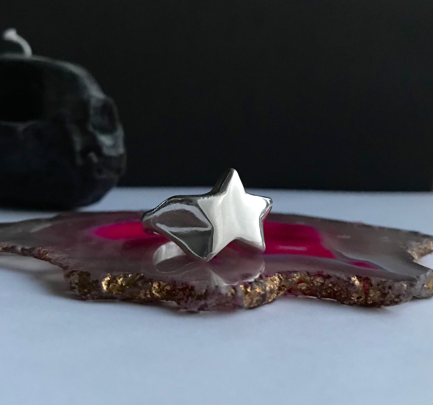Star signet ring