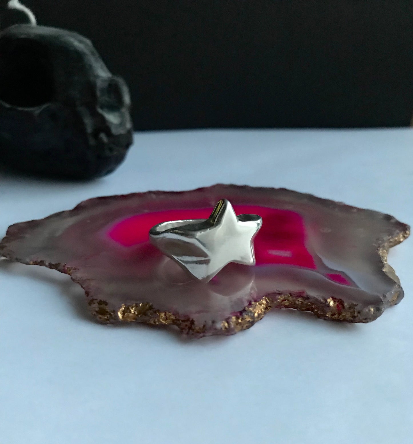 Star signet ring