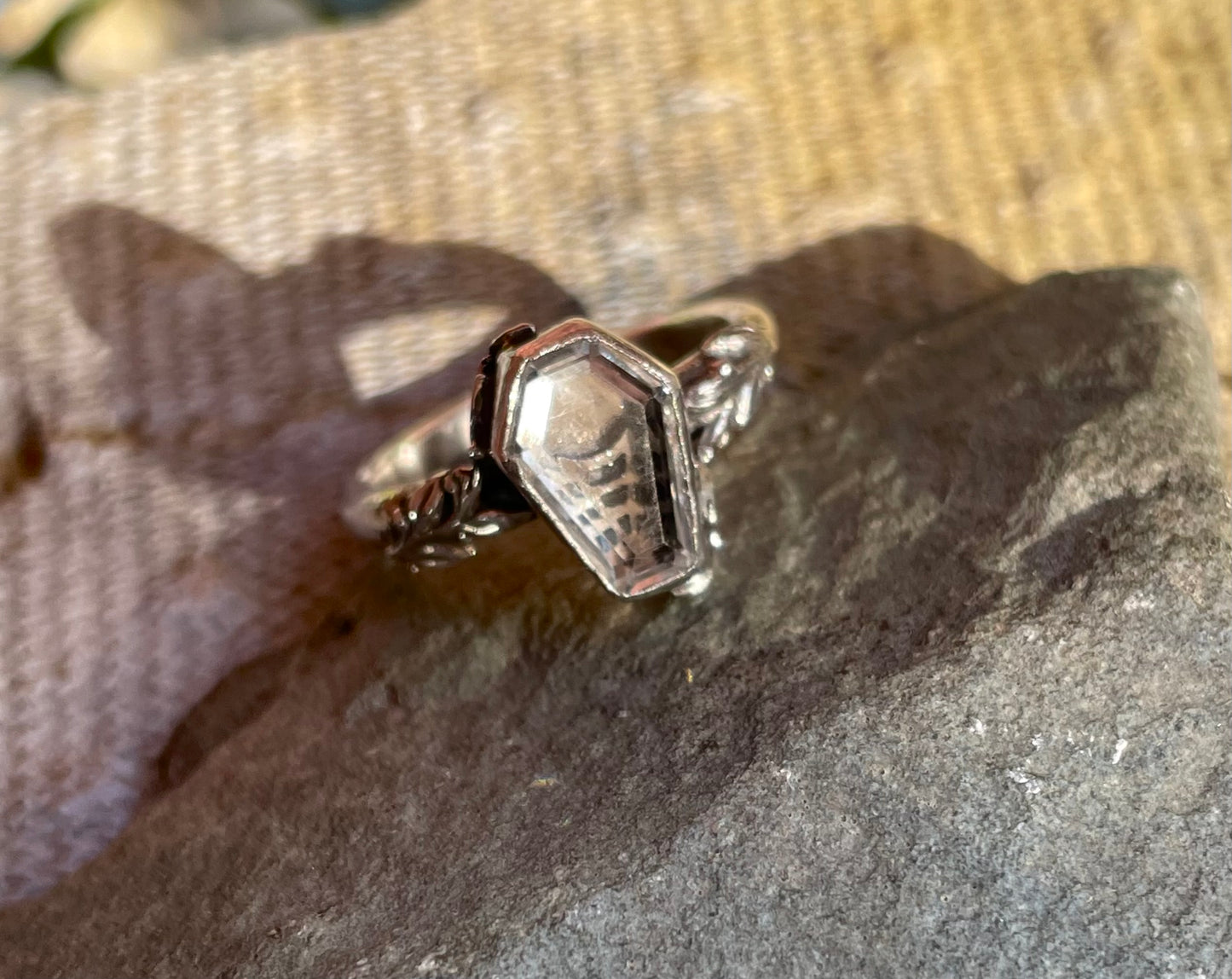 Coffin ring - size N