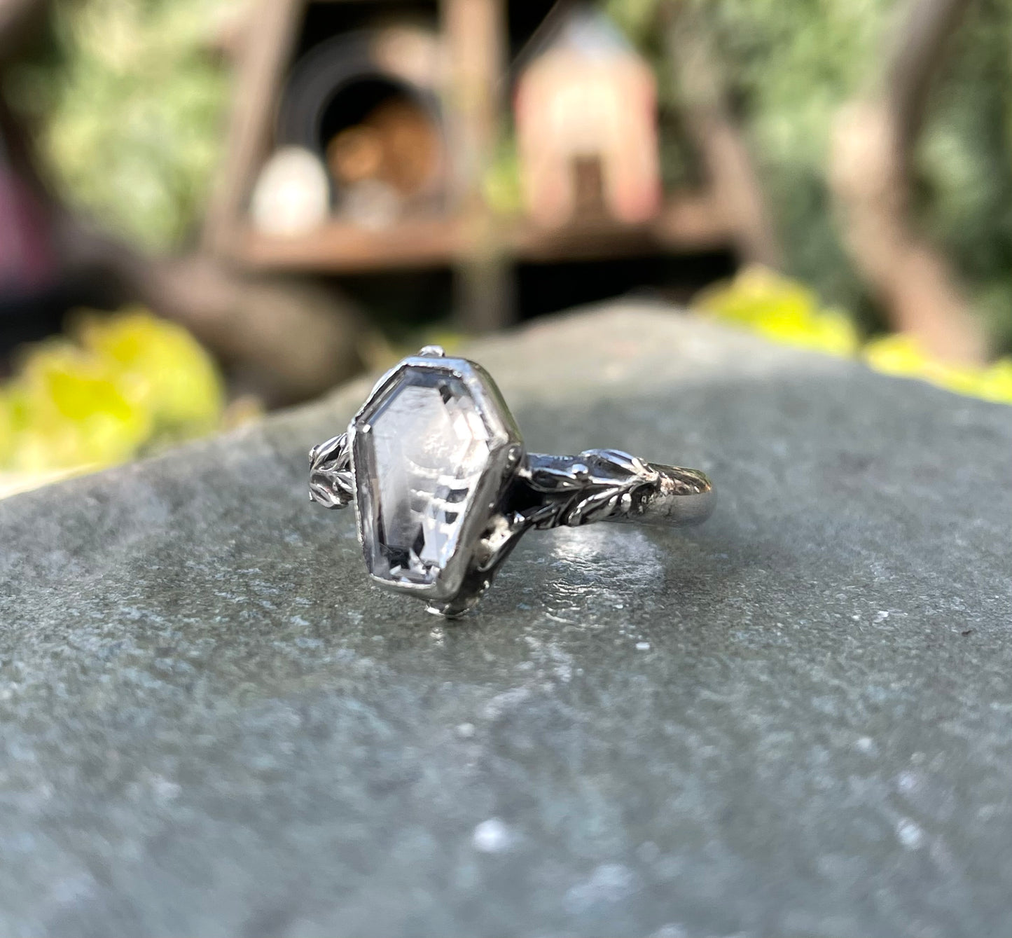 Coffin ring - size N
