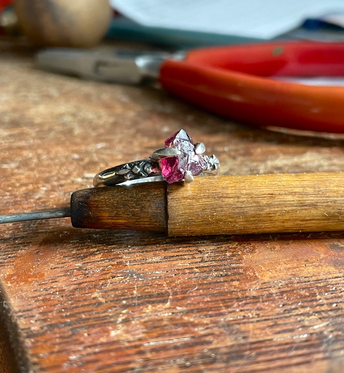 Size Q 1/2 garnet