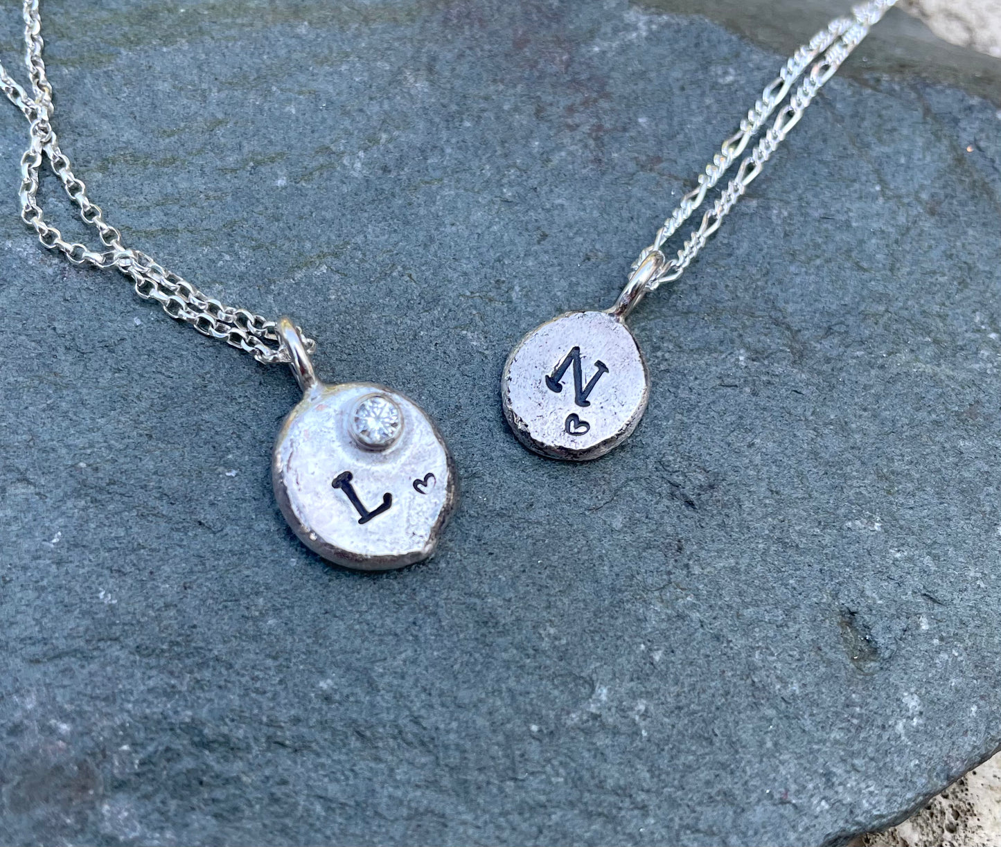 Personalised nugget pendant