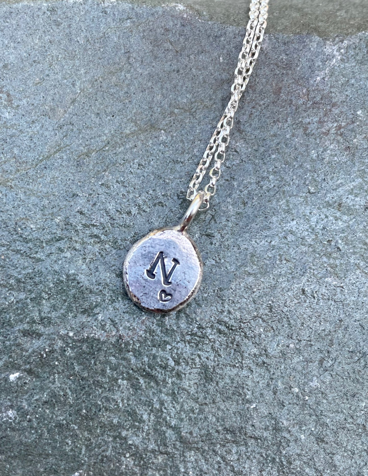 Personalised nugget pendant