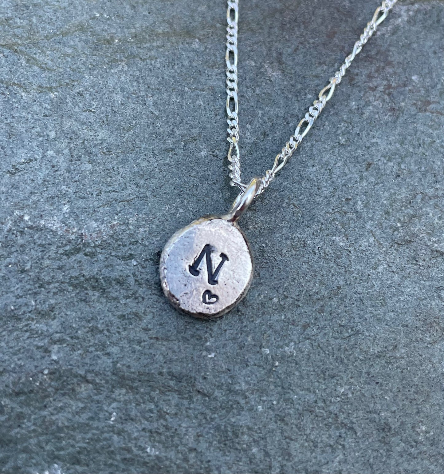 Personalised nugget pendant