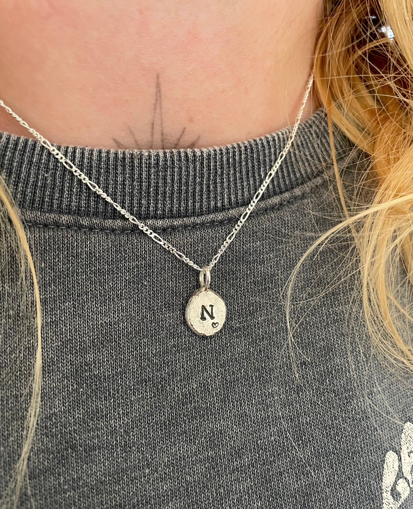 Personalised nugget pendant
