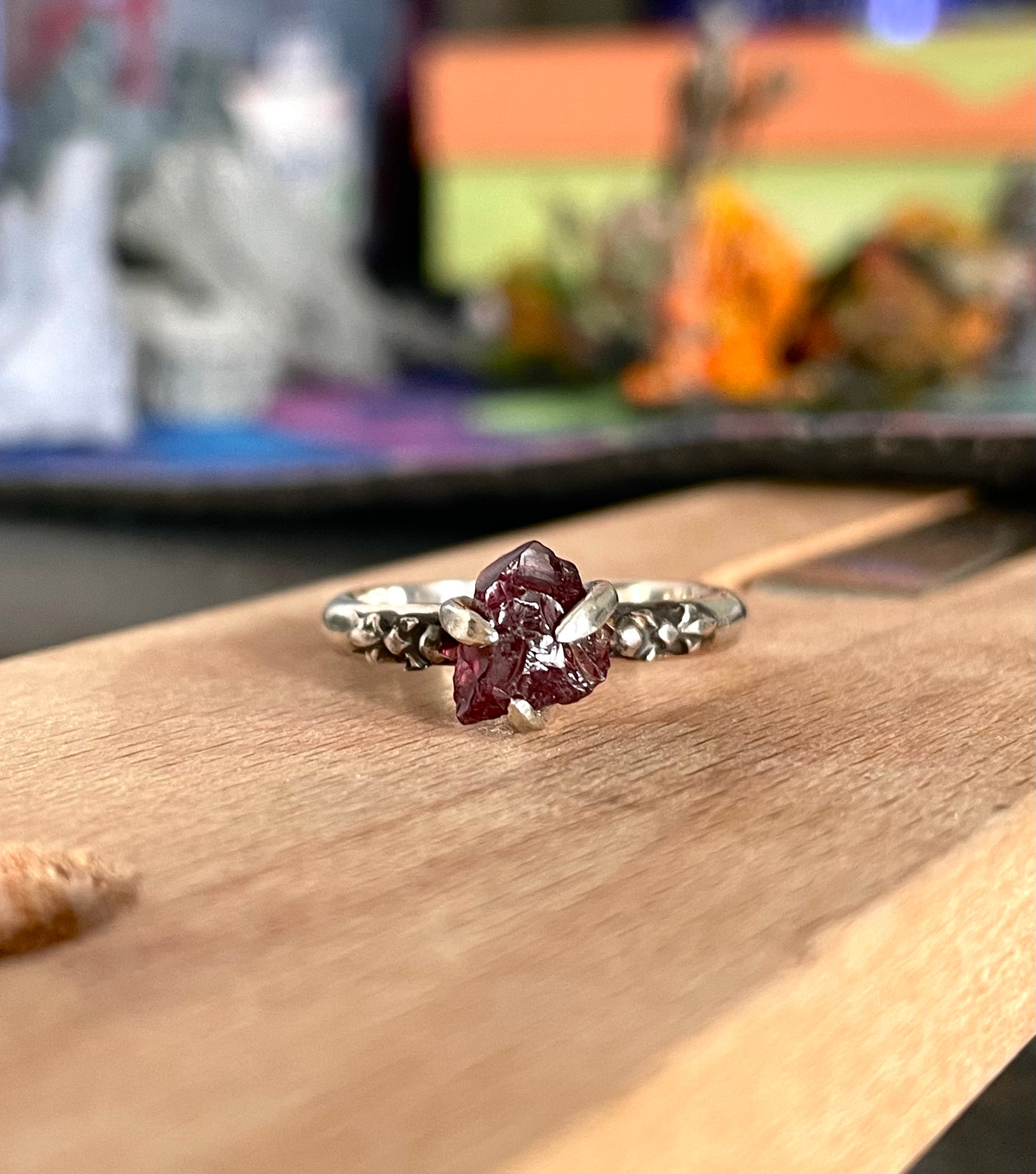 Size Q 1/2 garnet