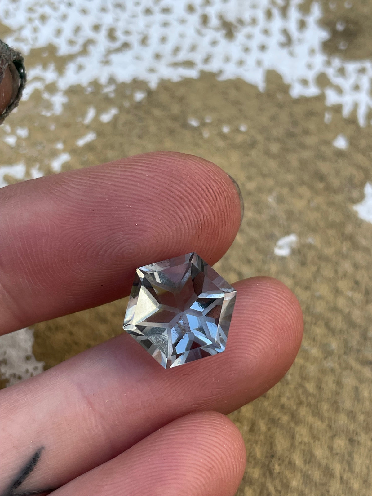 Deposit - Black Herkimer Quartz lab