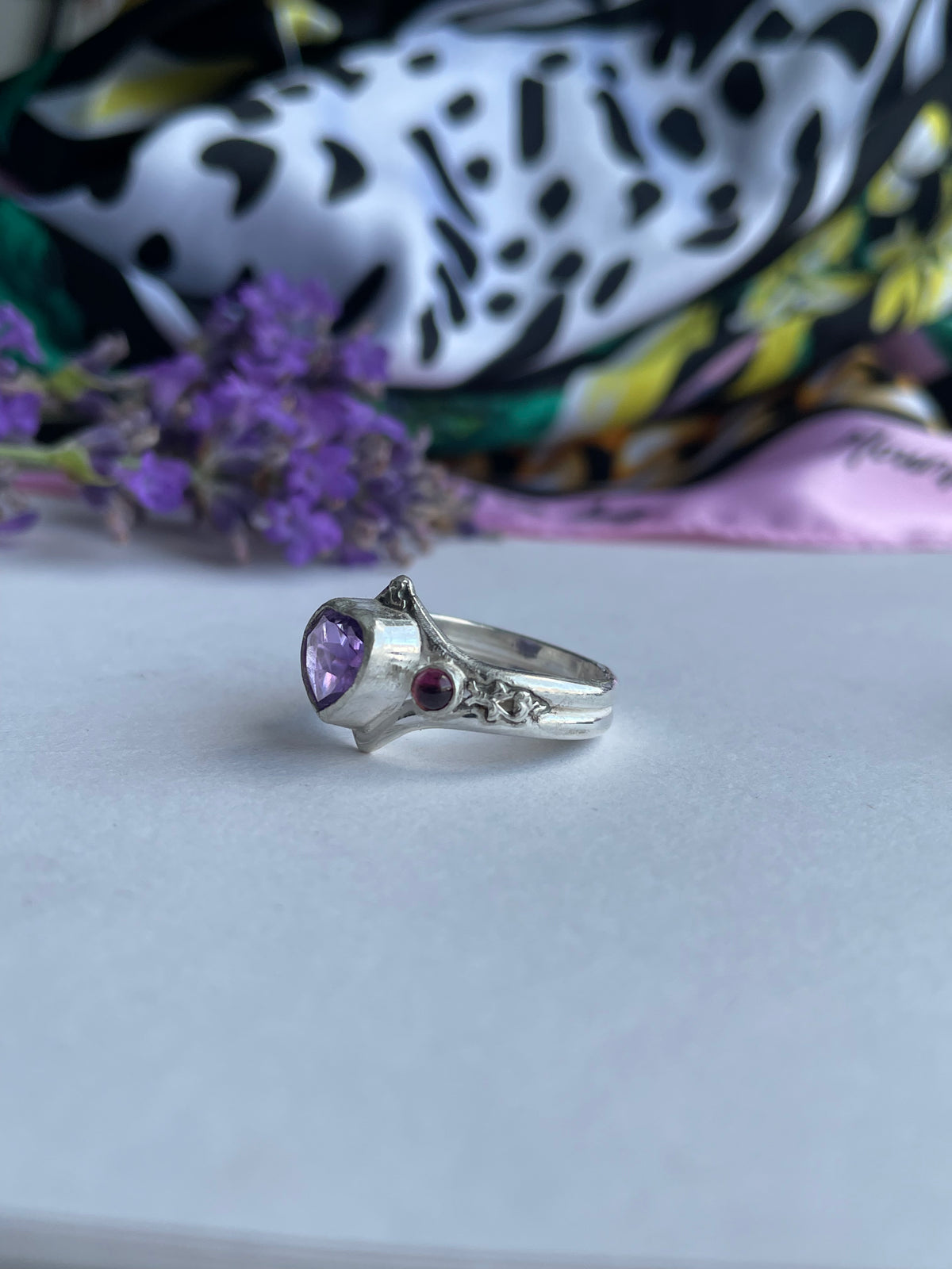 The purple and pink one