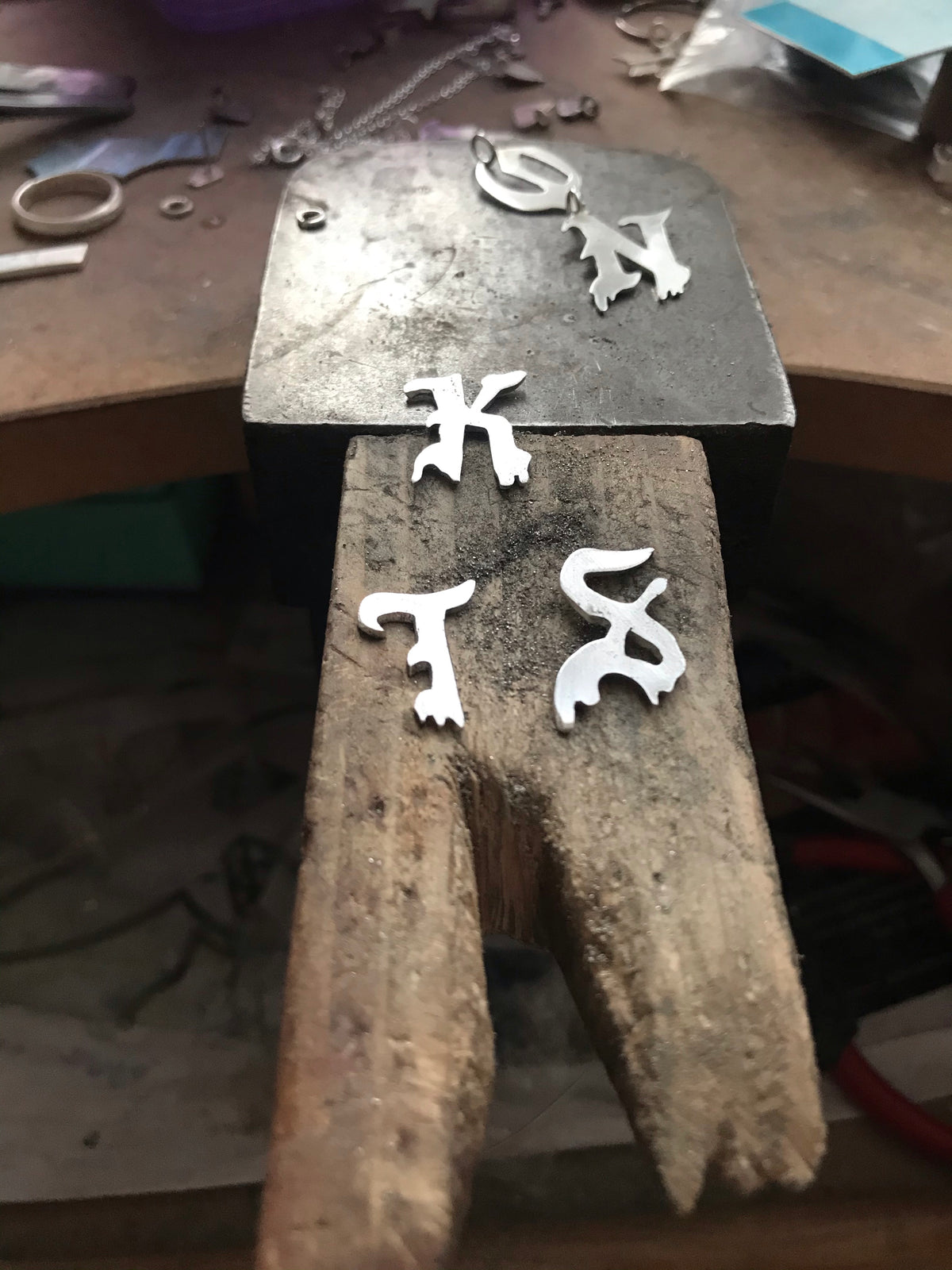 Initial drip pendant