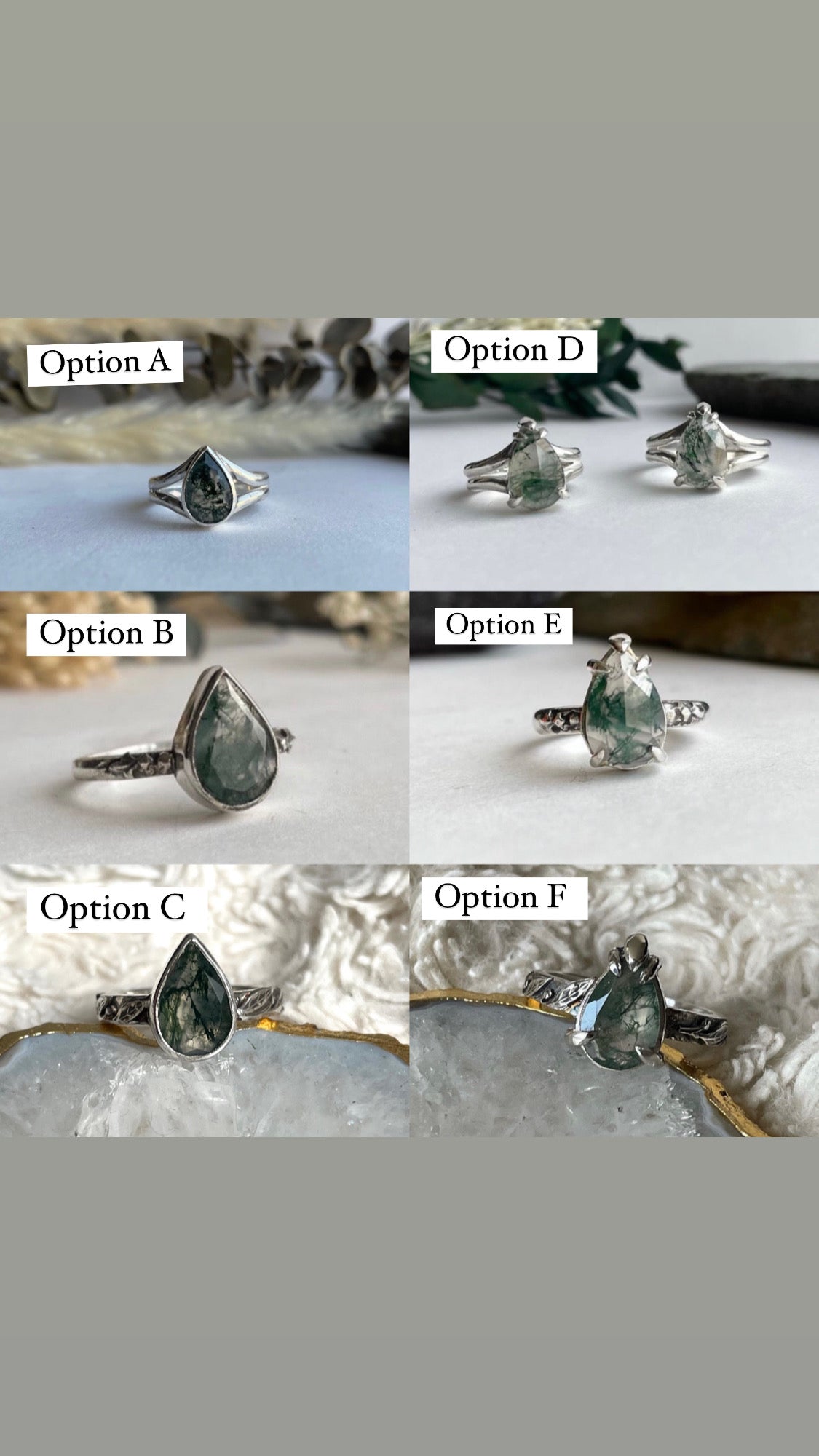 Customise your ring - pear