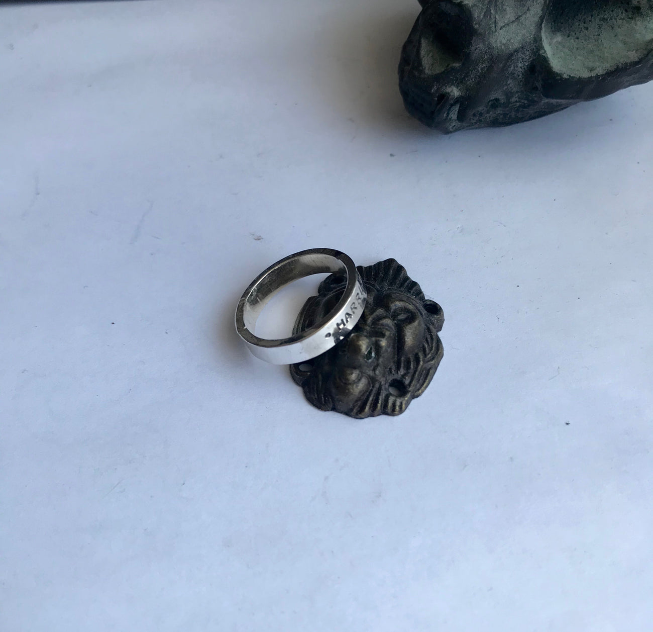 Chunky personalised ring