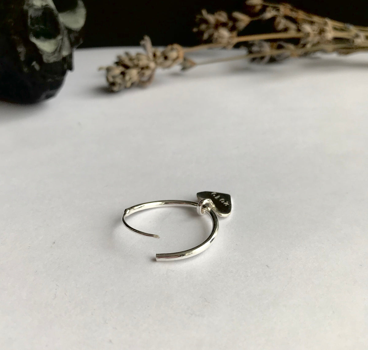Personalised heart hoops